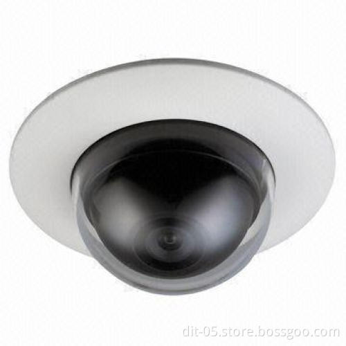 Plastic Housing Security Dome Camera with Plugs in to any DVR, TV or Monitor